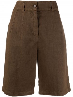 Удлиненные шорты Aspesi. Цвет: коричневый