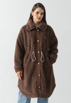 Куртка меховая Mitica Luna. Цвет: коричневый