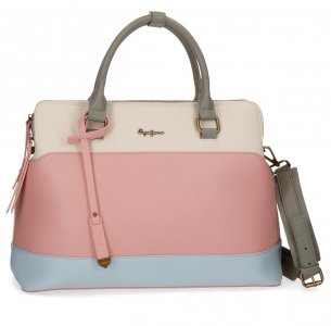 Женская сумка хэнд , розовая Pepe Jeans Bags. Цвет: розовый