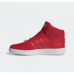 Кеды Hoops 2.0 Mid, размер 7,5 UK, красный adidas. Цвет: красный