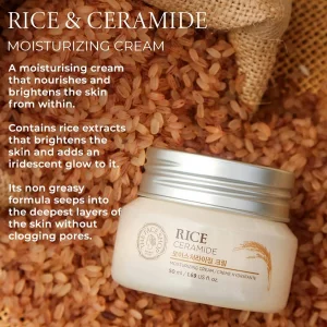 THE Rice & Ceramide Moisturizing Cream 50ml Face Shop