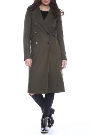 Плащ Moda di Chiara. Цвет: khaki
