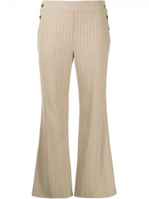 Укороченные брюки 2001-го года Chanel Pre-Owned. Цвет: нейтральные цвета