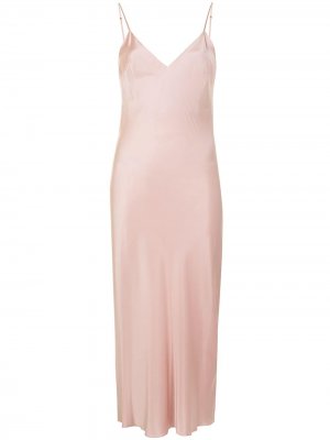 Платье-комбинация Sophia длины миди Gilda & Pearl. Цвет: розовый