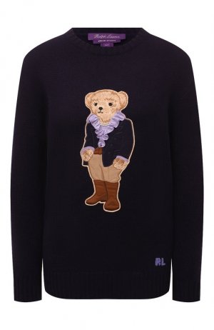 Кашемировый пуловер Ralph Lauren. Цвет: синий