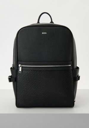 Рюкзак и брелок Boss Zair_M_Backpack. Цвет: черный