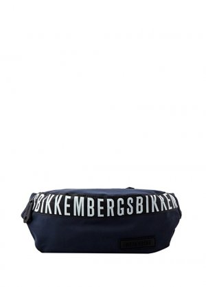 Мужская поясная сумка темно-синего цвета Dirk Bikkembergs