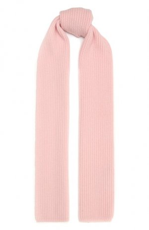 Кашемировый шарф Yves Salomon Enfant. Цвет: розовый