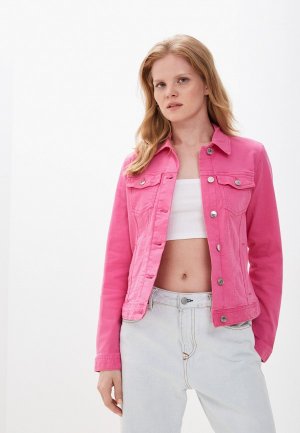 Куртка джинсовая Tom Tailor. Цвет: розовый