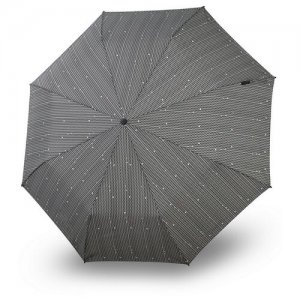 Зонт автомат T.201 Medium Duomatic 2FOLD BLACK ECOREPEL Knirps. Цвет: черный