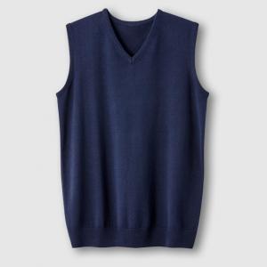 Пуловер с V-образным вырезом без рукавов CASTALUNA FOR MEN. Цвет: темно-синий