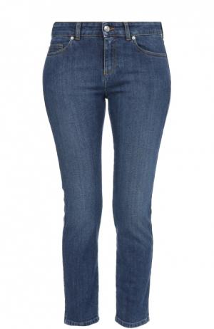 Укороченные джинсы прямого кроя Alexander McQueen. Цвет: синий