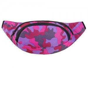 Сумка на пояс / SB-001-124 Сумка-кошелек 22x6x12 см розово-сиреневый камуфля (One size) Street Bags. Цвет: фиолетовый/розовый