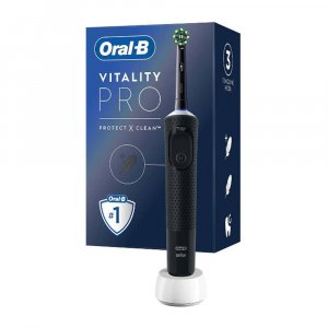 Аккумуляторная электрическая зубная щетка Vitality Pro Black Превосходная защита и чистка, оригинал Oral-B
