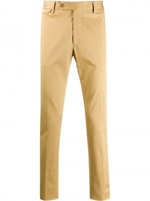 Классические брюки чинос Tagliatore. Цвет: коричневый