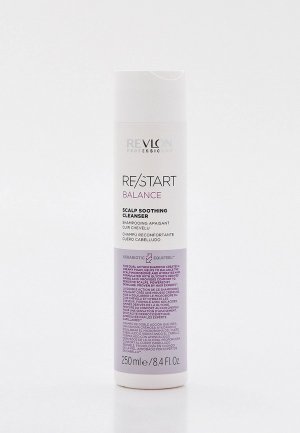 Шампунь Revlon Professional RE/START BALANCE для чувствительной кожи головы мягкий, 250 мл. Цвет: прозрачный