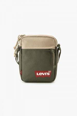 Мини-сумка через плечо (красная «летучая мышь») Levi's, зеленый Levi's