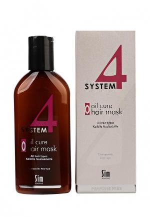 Маска для волос Sim Sensitive Терапевтическая О SYSTEM 4 Oil Cure Hair Mask «O» , 215 мл