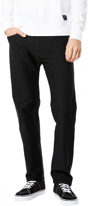 Джинсовые брюки прямого кроя Smart 360 Knit Comfort Dockers, цвет Mineral Black DOCKERS