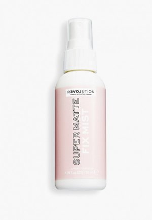 Спрей для фиксации макияжа Relove by Revolution матирующий, Super Matte Fix Mist, 50 мл. Цвет: прозрачный