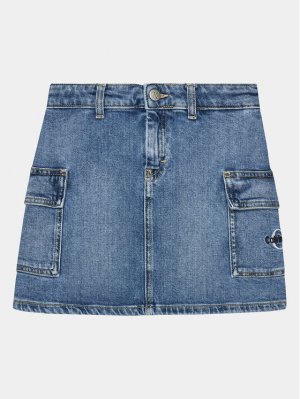 Джинсовая юбка стандартного кроя , синий Calvin Klein
