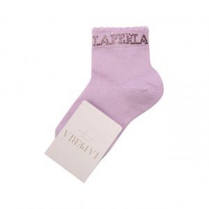 Хлопковые носки La Perla. Цвет: сиреневый
