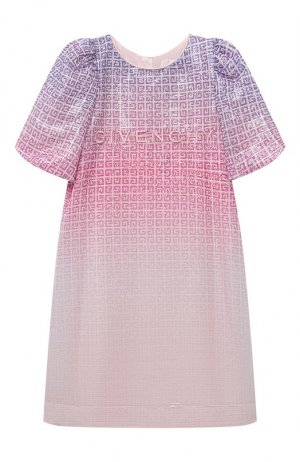 Платье с отделкой пайетками Givenchy. Цвет: розовый