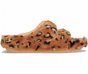 Классические сандалии Cozzzy с животным принтом мужские, цвет Shitake Crocs