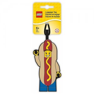 Бирка для багажа 51166 Hot Dog (хот дог) LEGO. Цвет: бежевый