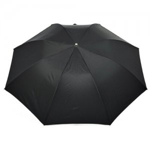 Зонт складной с декоративной ручкой Pasotti. Цвет: черный