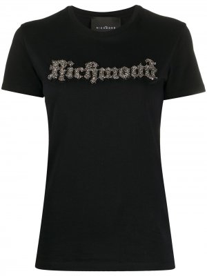 Crew-neck logo T-shirt John Richmond. Цвет: черный