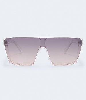 Крупногабаритные солнцезащитные очки Shield , серебро Aeropostale