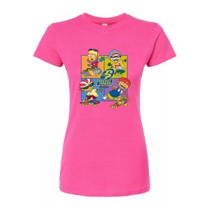 Облегающая футболка Rocket Power Grid для юниоров , розовый Nickelodeon