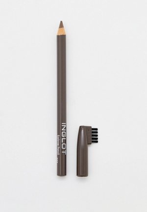 Карандаш для бровей Inglot с расческой Eyebrow pencil 507, 0,20 г. Цвет: коричневый
