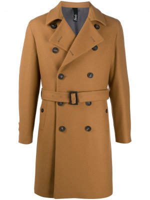 Двубортное пальто Savelletri Hevo. Цвет: нейтральные цвета
