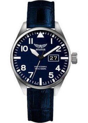 Швейцарские наручные мужские часы V.1.22.0.149.4. Коллекция Airacobra P42 Aviator