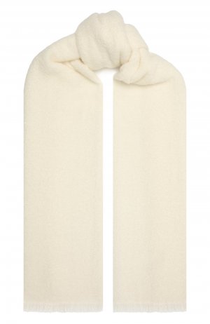 Кашемировый шарф Brunello Cucinelli. Цвет: кремовый