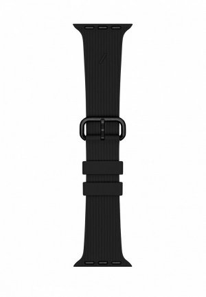 Ремешок для часов Native Union Apple Watch CURVE SILICONE STRAPS 40MM-BLACK. Цвет: черный