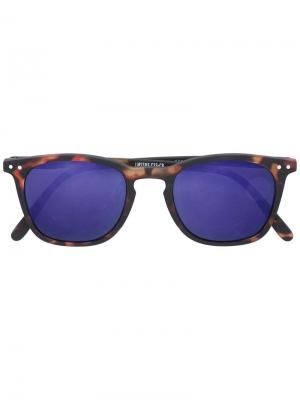 Солнцезащитные очки с квадратной оправой See Concept. Цвет: коричневый