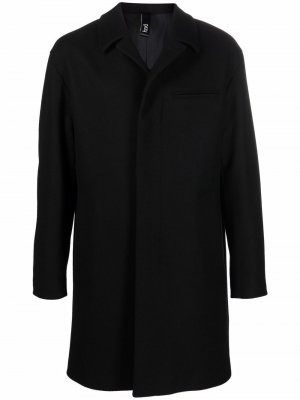 Однобортное пальто Torricella Hevo. Цвет: черный
