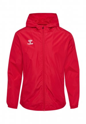 Дождевик/водоотталкивающая куртка ESSENTIAL ALLWEATHER , цвет true red Hummel