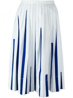Плиссированная юбка Io Ivana Omazic. Цвет: белый