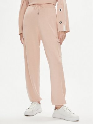 Трикотажные брюки стандартного кроя Liu Jo, розовый JO
