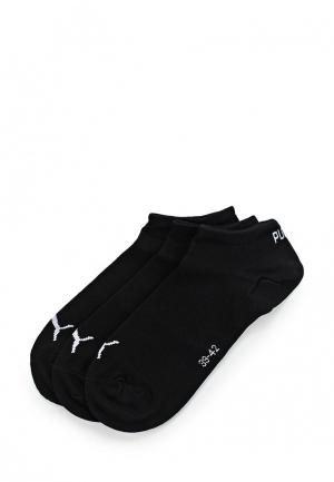 Комплект носков 3 пары. Puma Invisible Sneaker Pair. Цвет: черный