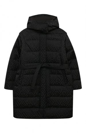 Пуховая куртка Yves Salomon Enfant. Цвет: чёрный