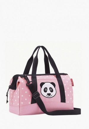 Сумка Reisenthel Allrounder XS panda dots pink. Цвет: розовый