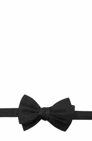 Шелковый галстук-бабочка Alexander McQueen. Цвет: черный