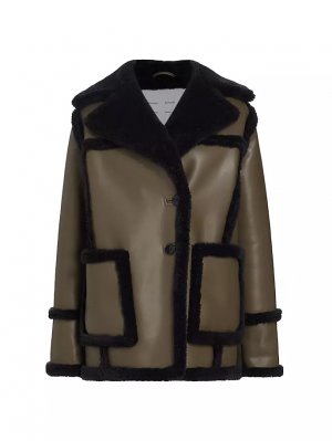 Флисовая куртка с покрытием , цвет wood black Proenza Schouler White Label