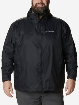 Куртка мужская Watertight II Jacket, Plus Size, Черный Columbia. Цвет: черный