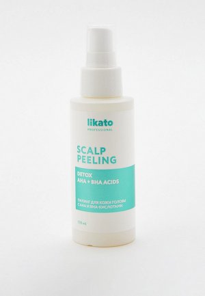 Пилинг для кожи головы Likato Professional с АНА  и ВНА кислотами professional, 100 мл. Цвет: прозрачный